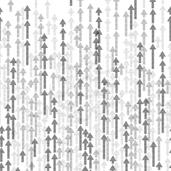 Abstract grey line pattern. Arrow Up ornamental background. Success texture