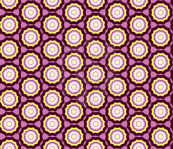 Geometric seamless pattern. Abstract ornament Swirl fabric background