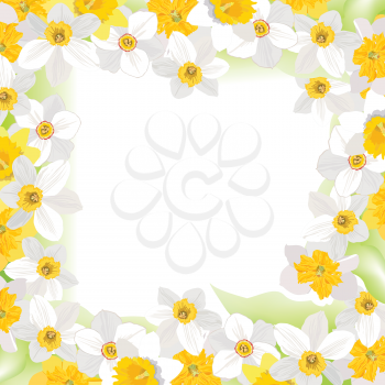 Floral background. Flower bouquet cover. Flourish greeting card