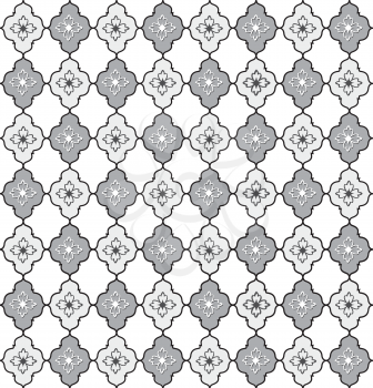 Seamless flower pattern. Abstract floral ornament. Brocade Texture