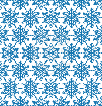 Abstrcat geometric texture. Snow seamless pattern. Winter holiday tiled background