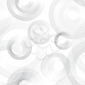 Abastract geometric seamless pattern. Bubble ornamental background. Circles.