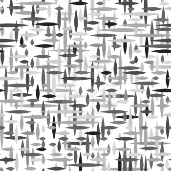 Abstract irregular striped line seamless pattern. Monochrome geometric texture. Ornamental block motif background