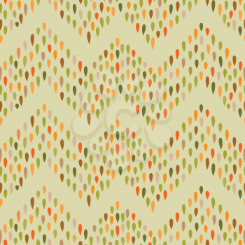  Abstract geometric dot tiled pattern. Spot ornament. Linear zig zag texture. Seamless ornamental zigzag background