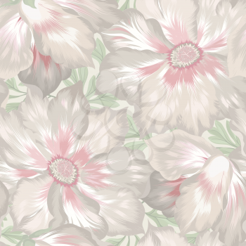 Floral seamless pattern. Flower background. Floral seamless texture with flowers. Flourish tiled wallpaper