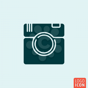 Camera Icon. Camera logo. Camera symbol. Minimal icon design. Vector illustration