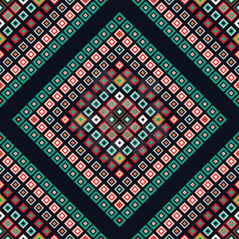 Seamless pattern of the colored blocks. Abstract vector design.