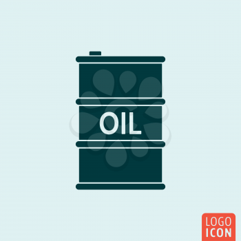 Barrel oil icon. Barrel oil symbol. Vector illustration