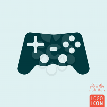 Gamepad icon. Video game controller symbol. Vector illustration