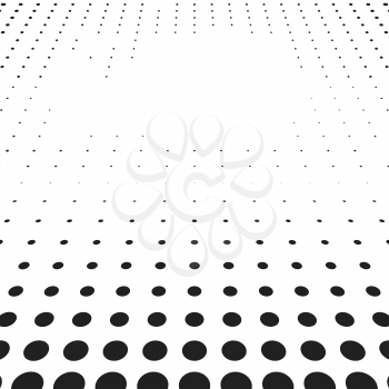 Halftone modern texture background. Abstract dots pop art design. Vector illustration.