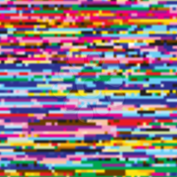 Glitch texture colorful background. Pixel noise abstract pattern. Vector illustration.