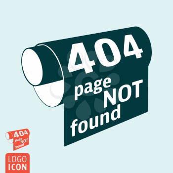 404 page not found - HTTP error message. Vector illustration.