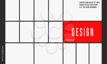 Minimal design background template for banner, printing products, flyer, web presentation, poster or cover brochure. Vector illustration.