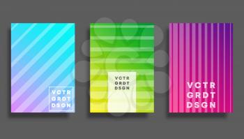 Colorful gradient cover for flyer, poster, brochure, typography or other printing products. Vector illustration.