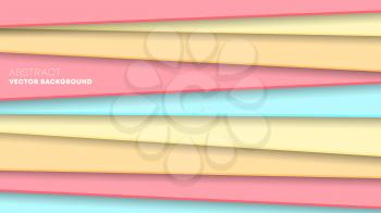 Abstract background with colored stripes, minimal design wallpaper. Vector illustration.