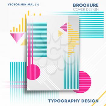 Abstract background with geometric shapes design for flyer, poster, brochure cover, typography or other printing products. Vector illustration.