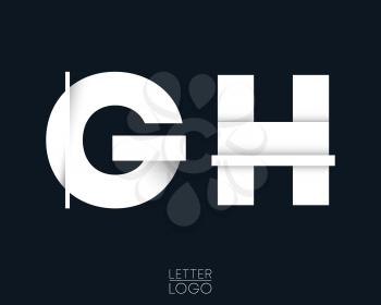 Letter G and H template logo design. Vector illustration.