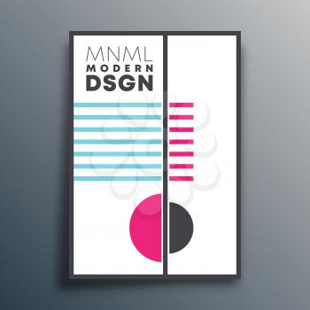 Modern design with geometric shapes for wallpaper, flyer, poster, brochure cover, typography, or other printing products. Vector illustration.