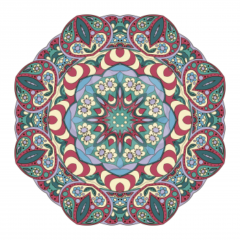 Mandala pattern. Round ornament for your creativity