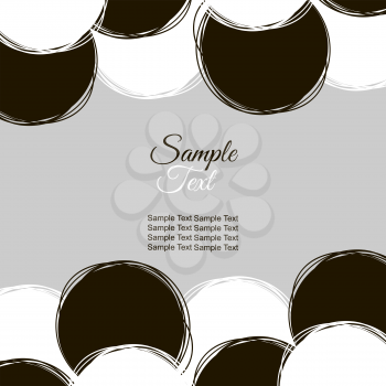 Doodle pattern for printing. Round doodle patterns. Background for your design and art