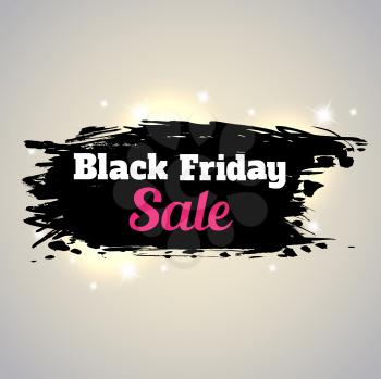Abstract shining background for Black Friday sale. 