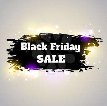 Abstract shining background for Black Friday sale. 