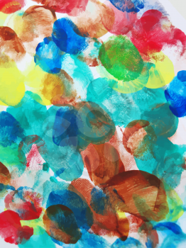 Colorful Abstract watercolor painted background Vector Illustration