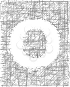 Freehand Typography Letter o