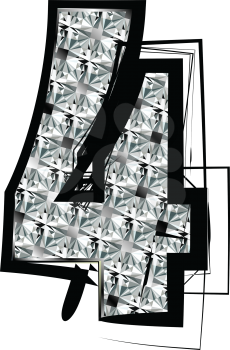 Diamond Font Number 4