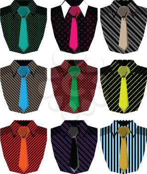 Men's shirt. Vector illustration