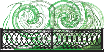 Decorative lattice illustration