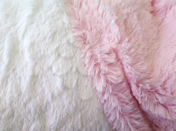 Pink and white microfiber Fabric texture background