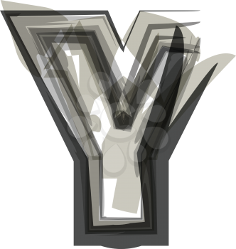 Abstract Letter Y illustration