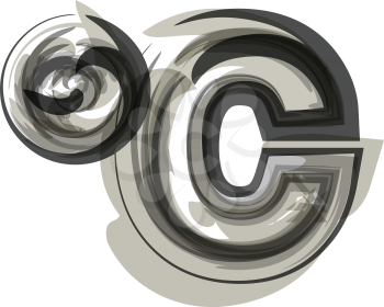 Abstract celcius Symbol illustration