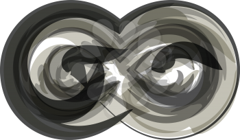 Abstract infinity Symbol illustration