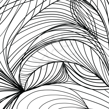 Abstract drawing background vector illustration