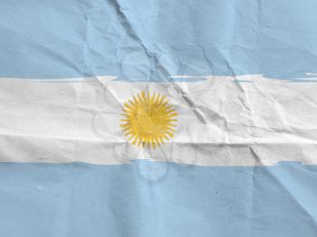 abstract ARGENTINIAN flag or banner