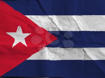abstract CUBA flag or banner
