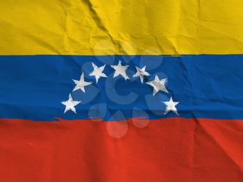 abstract VENEZUELA flag or banner