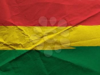 abstract BOLIVIAN flag or banner