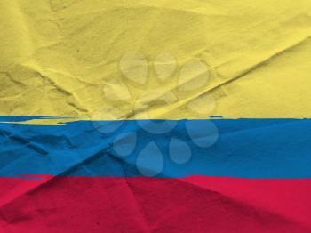 abstract ECUADORIAN flag or banner