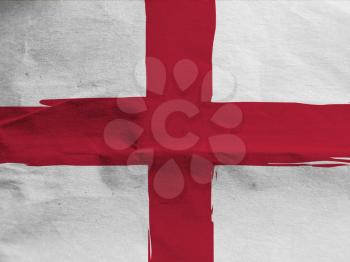 Grunge England flag or banner
