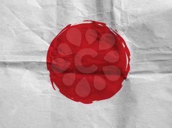 abstract JAPANESE flag or banner