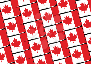 Grunge Canada flag or banner vector illustration