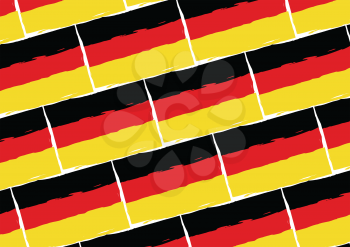Grunge GERMANY flag or banner vector illustration