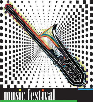 Music festival illustration