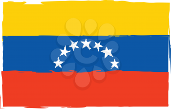abstract VENEZUELA flag or banner vector illustration