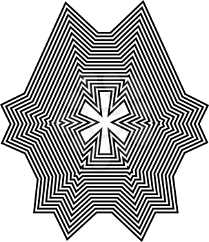 Asterisk Line Logo Icon Design - Vector Illustration