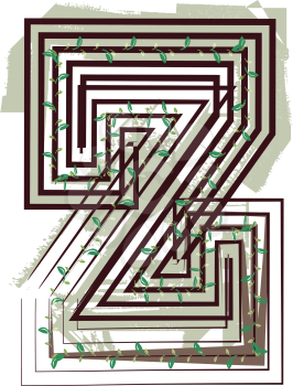 Letter z  Eco Logo Icon Design - Vector Illustration