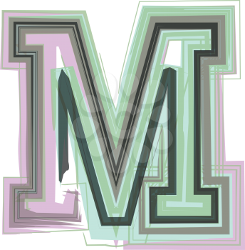 Letter M Logo Icon Design - Vector Illustration